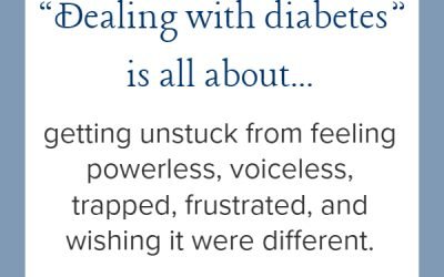 Dealing With Diabetes is Getting Unstuck
