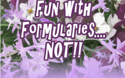 Fun with Formularies…. NOT!!
