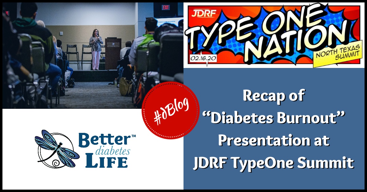 Diabetes Burnout Presented at JDRF Summit